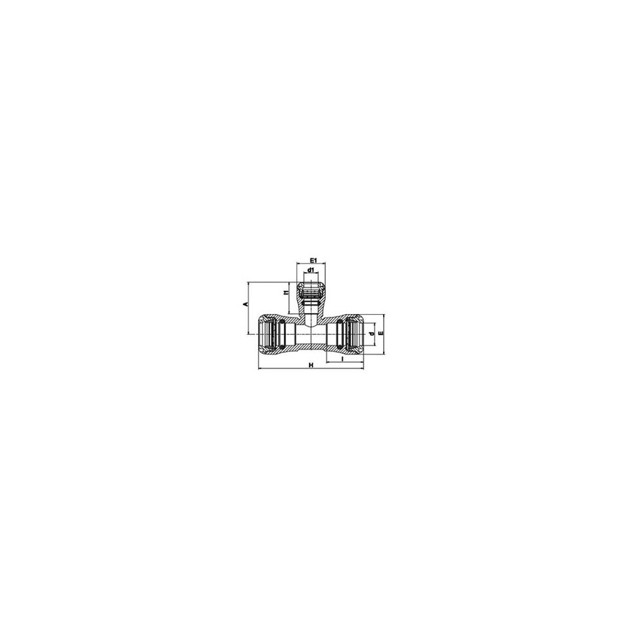 T-STÜCK 90° REDUZIERT SR1 50X32X50