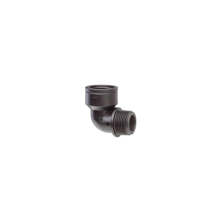 COUDE 90°  PP TARAUDE MALE/FEMELLE  1/2"