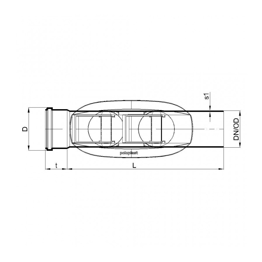 POLO-CONTROL EHP OUVERTURE DE NETTOYAGE DN 125