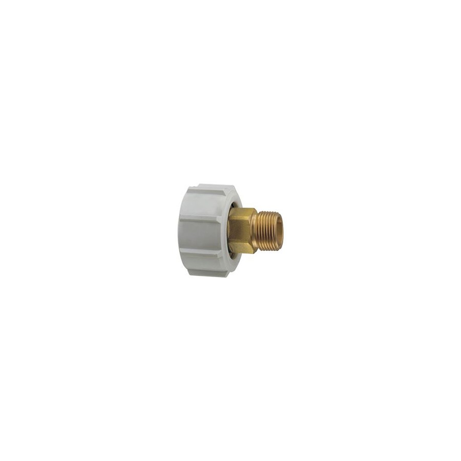 ADAPTATEUR EN LAITON FILETE AVEC ECROU 63X11/4"