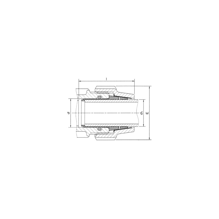 ADAPTATEUR PE - ACIER  50X11/4"