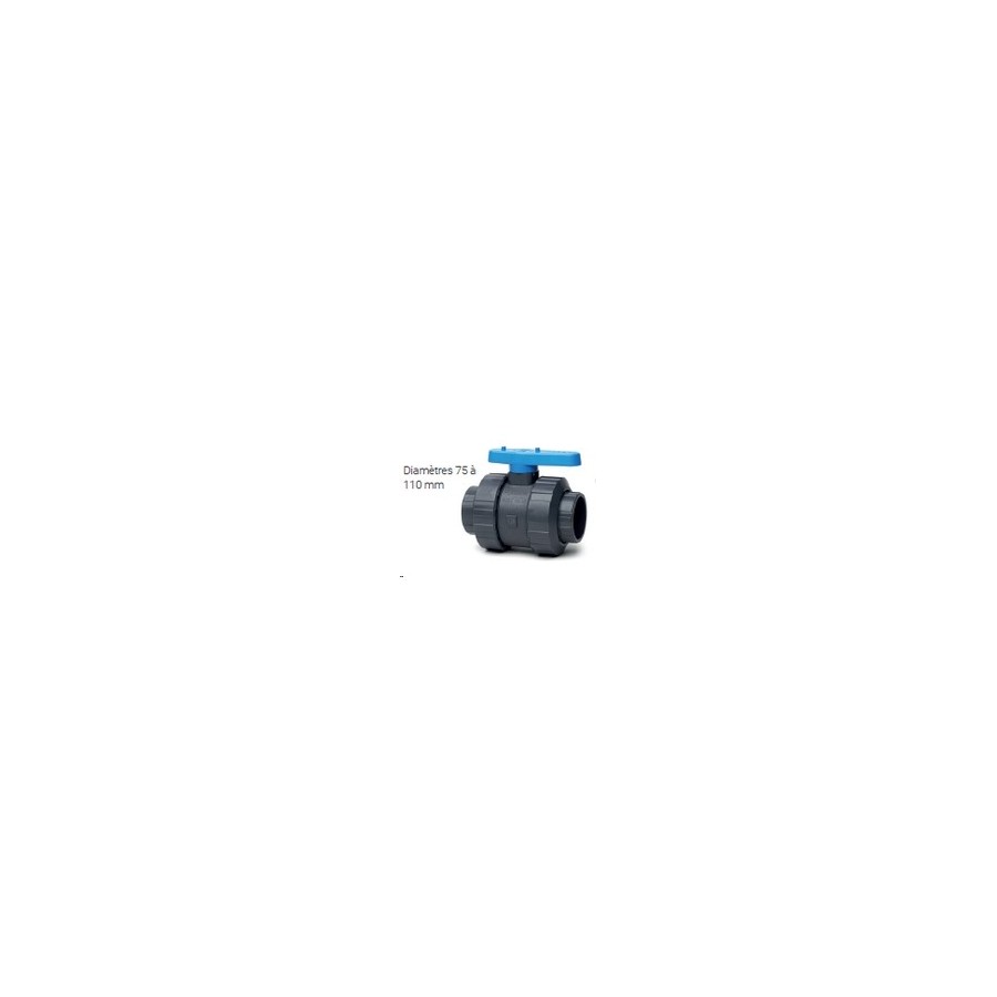 ROBINET A BILLE PVC 110 MM