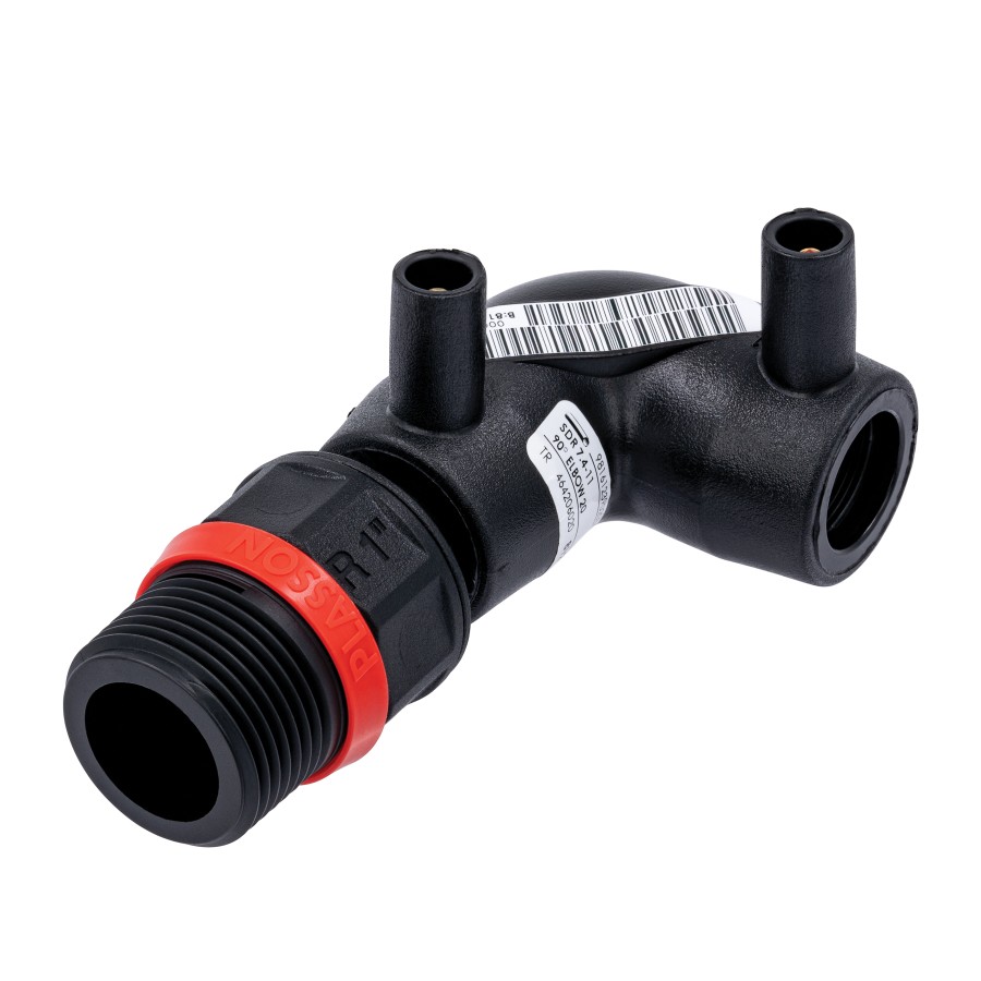 COUDE 90° FILETE MALE PE/PA 32X1"  PE 100