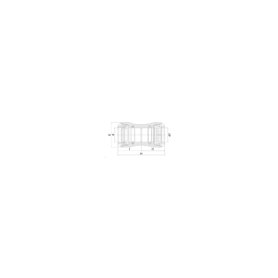 KUPPLUNG SR1 FÜR PVC ROHR 25X25 MM