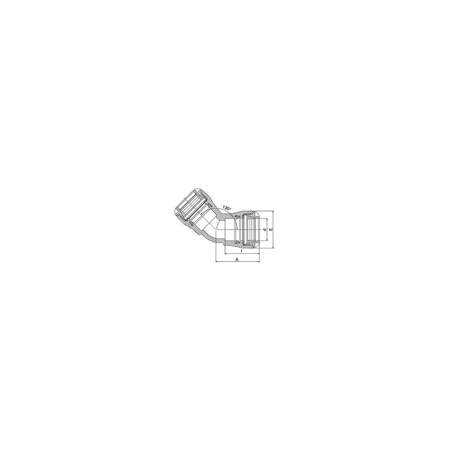 WINKEL 45° SR1 40X40