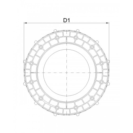 SPM EVO BAGUE DE SERRAGE DN 300  160 MM