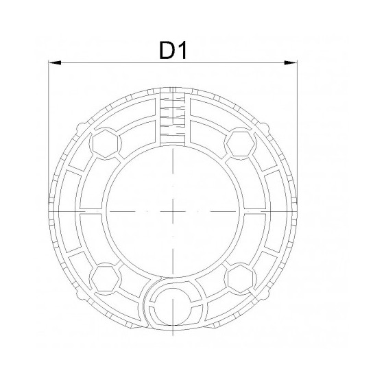 SPM EVO BAGUE DE SERRAGE DN 100 NON PERFORÉE