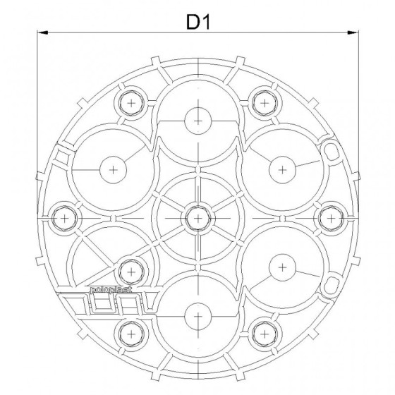 RDS EVO DICHTEINSATZ DN 150 5 x D 8-35 MM