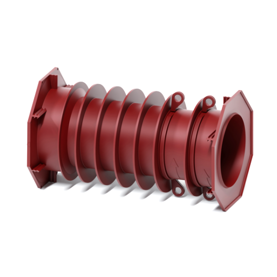 SPM EVO TUYAU A LAMELLES DN 100, L 300 MM