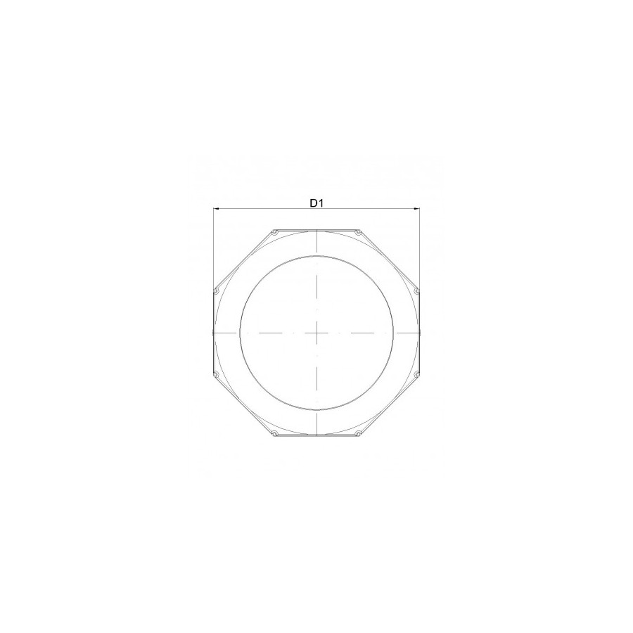 SPM EVO TUYAU A LAMELLES DN 200, L 300 MM