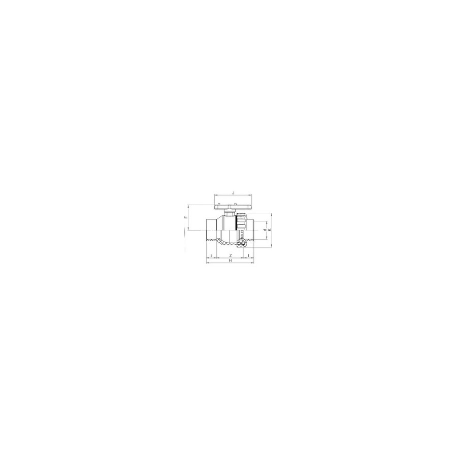 ROBINET A BILLE COMPACT 90 MM