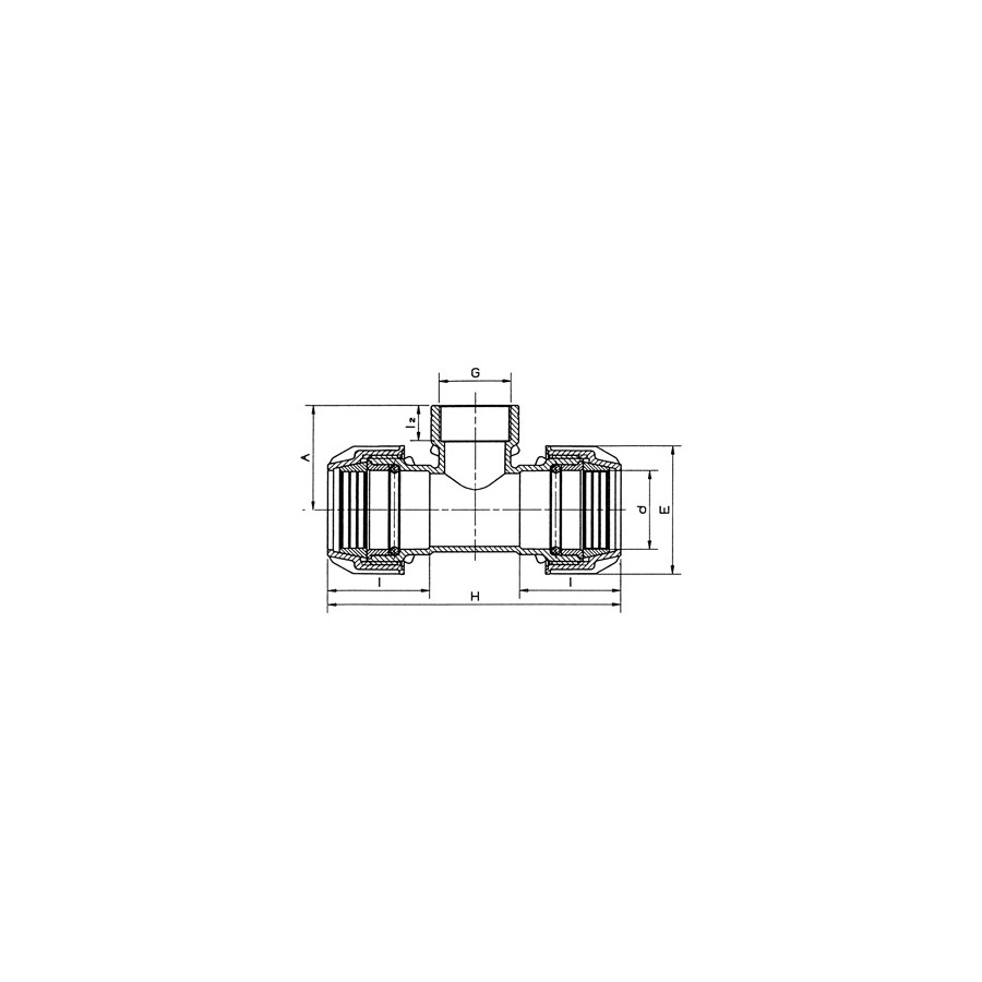 AGRIFIT T-STÜCK 90° IG 25X3/4"X25