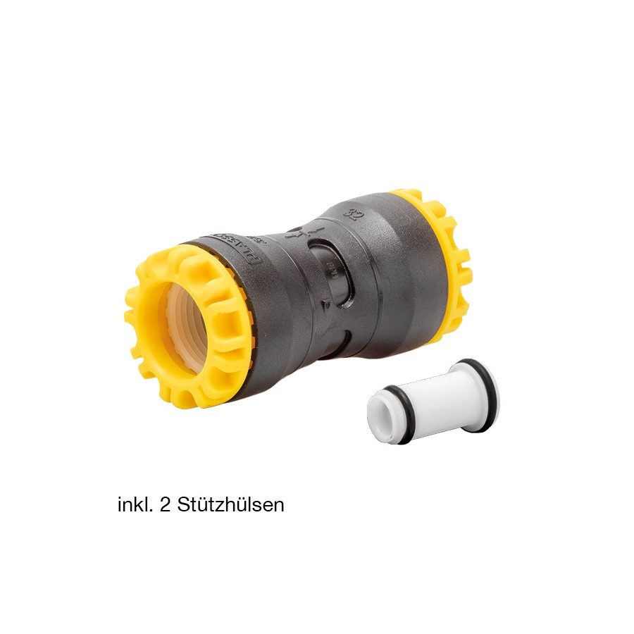 MUFFE G-PLASS 40X40 MIT 2 STÜTZHÜLSEN