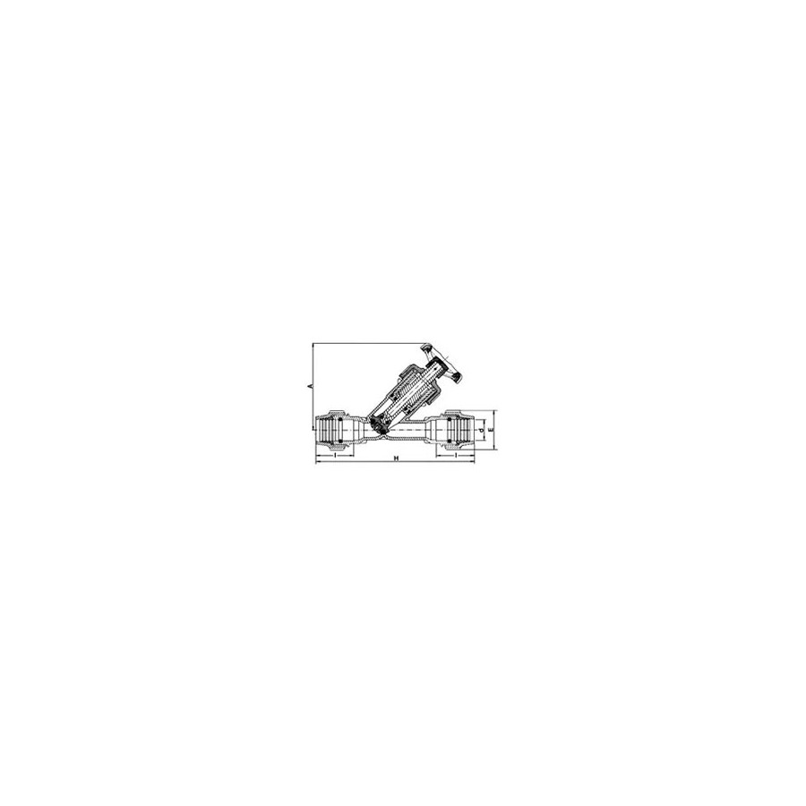 ROBINET AVEC RACCORDS 32X32