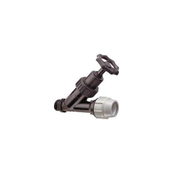 ROBINET EN PP AVEC RACCORD 20X1/2"