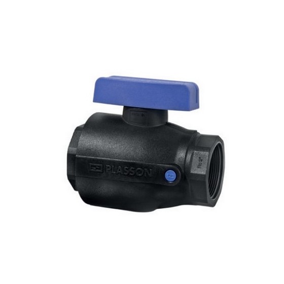 VANNE 3/4" FIBRE DE VERRE 1/4 DE TOUR
