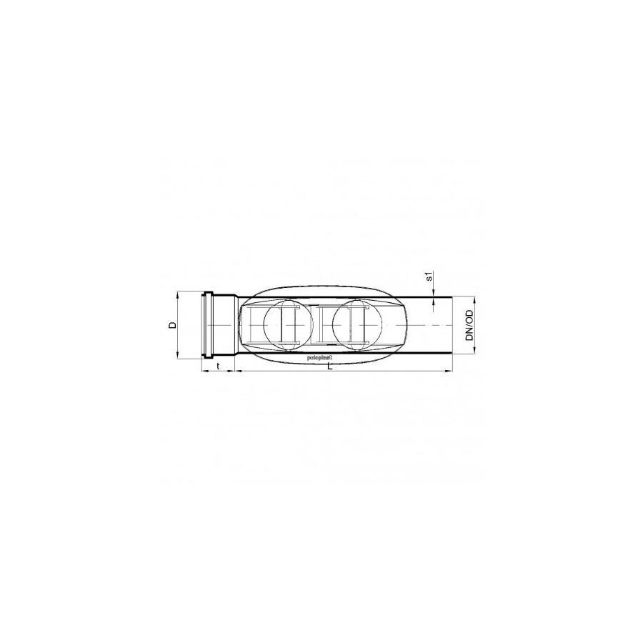 POLO-DUR PVC OUVERTURE DE NETTOYAGE DN 125