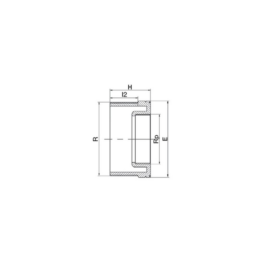REDUCTION COURTE PP 11/2"X1/2"