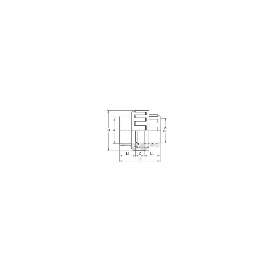 VERSCHRAUBUNG PVC 50X11/2"