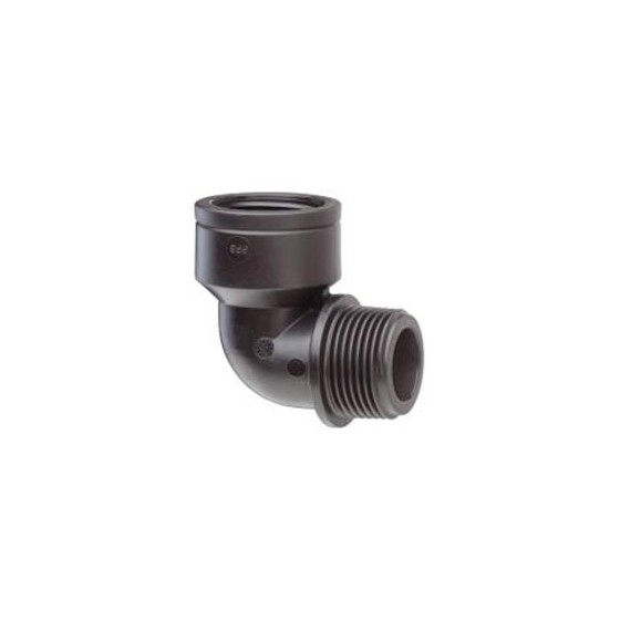 COUDE 90°  PP TARAUDE MALE/FEMELLE  1"