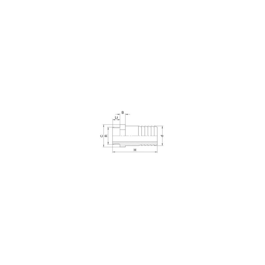 DOUILLE FILETEE 3/8"