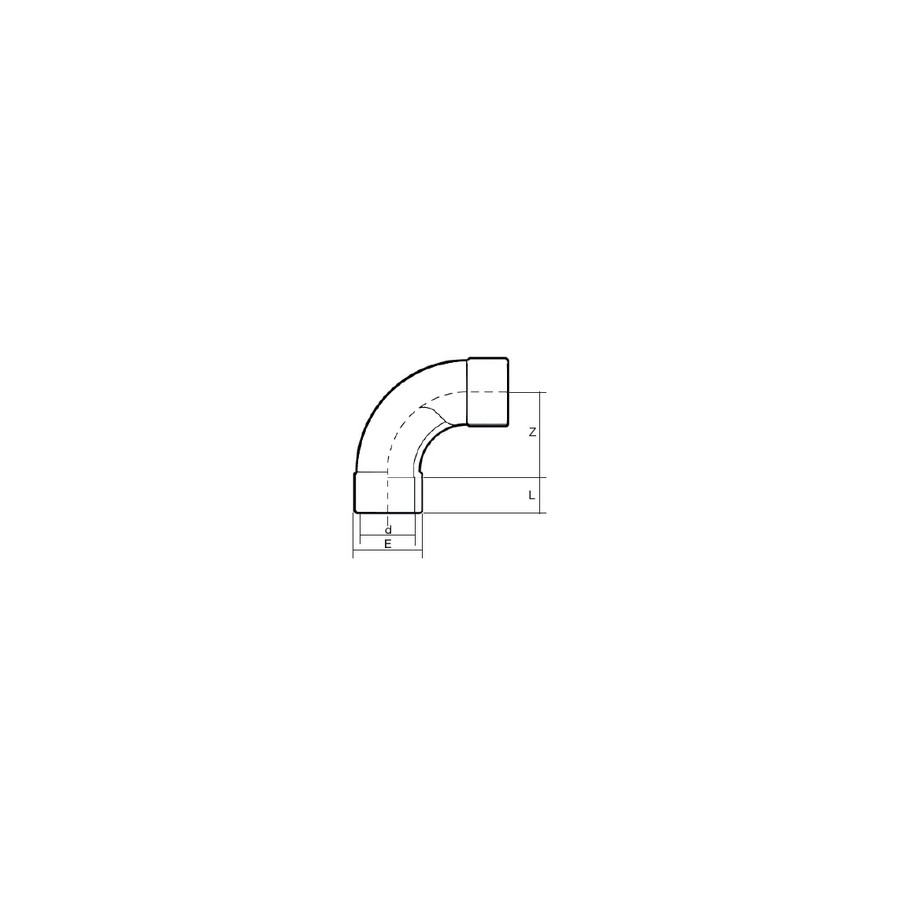 BOGEN 90°    50 MM