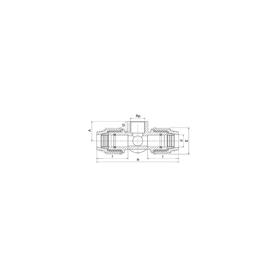 KREUZ MIT IG 20X20X20X20X3/4"
