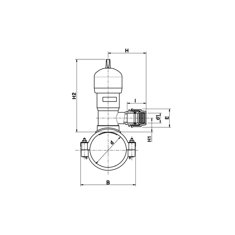 DRUCKANBOHRVENTIL  125X63