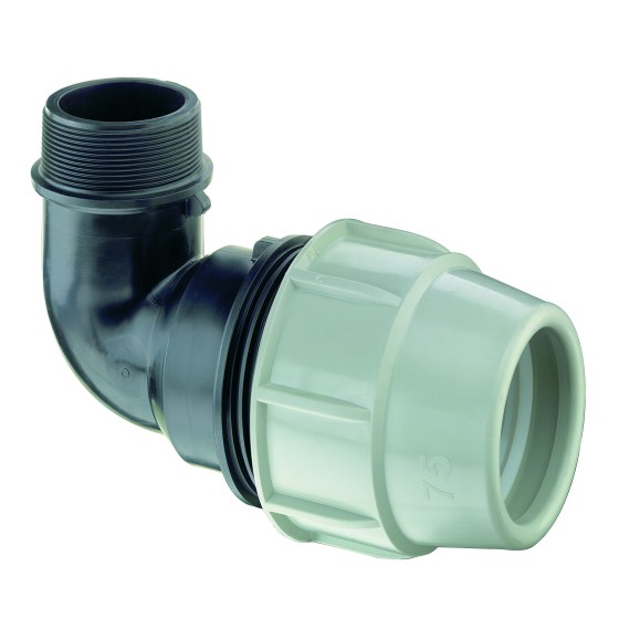 COUDE A 90° FILETE 75X3"