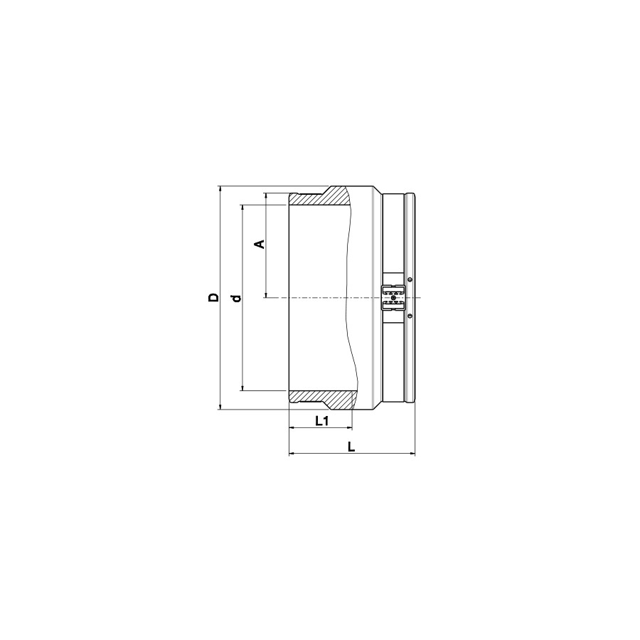 MUFFE 400MM PE 100  PN20