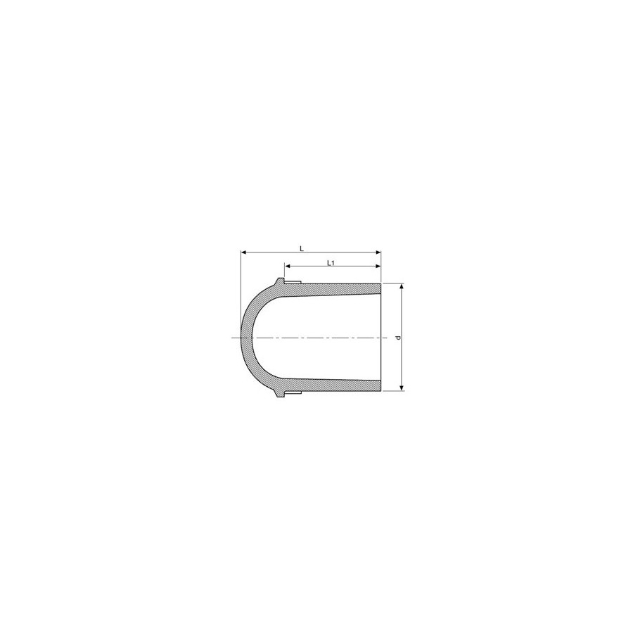 ENDSTOPFEN PE 100  90 MM