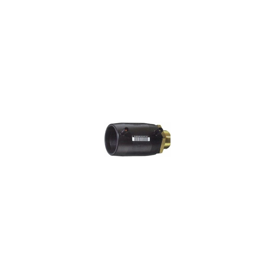 MANCHON FILETE MALE PE/LA 63X2"  PE 100