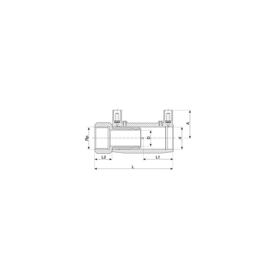 MANCHON  FEM. PE/LA 40X11/4" PE 100