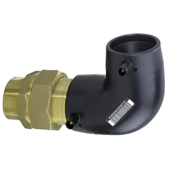 COUDE 90° MALE PE/LA 63X2"  PE 100