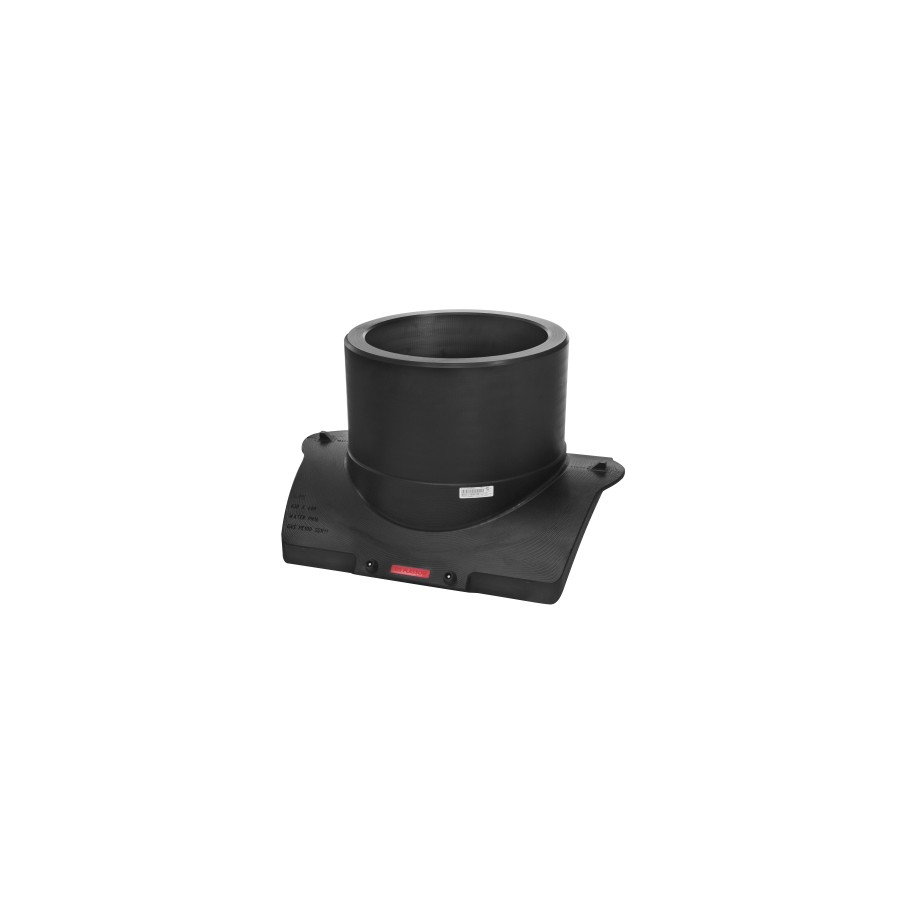 SELLE DE PIQUAGE 250X125 MM AVEC TUBE D'ESSAI PE 100 PN16 
