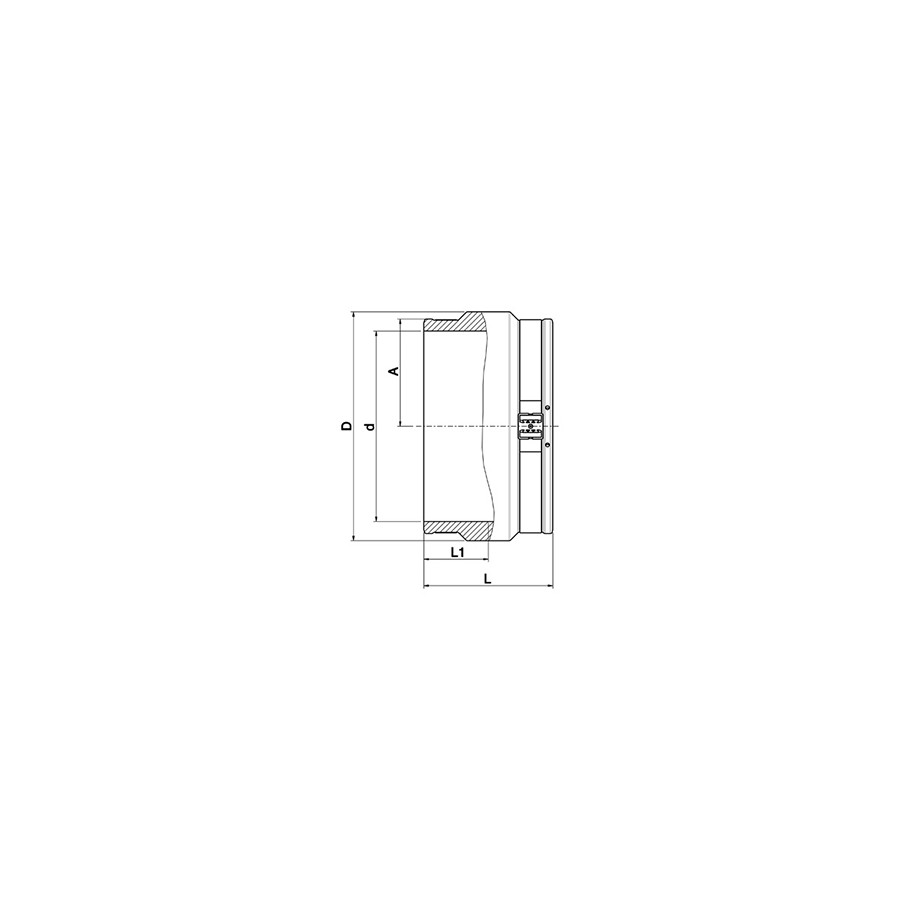 MANCHON SUPER LIGHTFIT 800 MM PE100 SDR26
