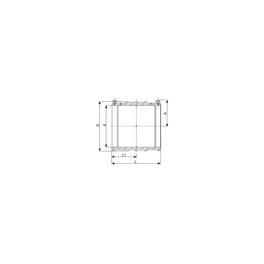 MANCHON LIGHTFIT   50 MM  PE 100 PN10