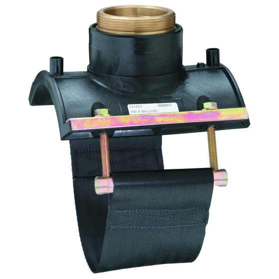 COLLIER DE PRISE P/BALLONAGE 250X21/2" PE100